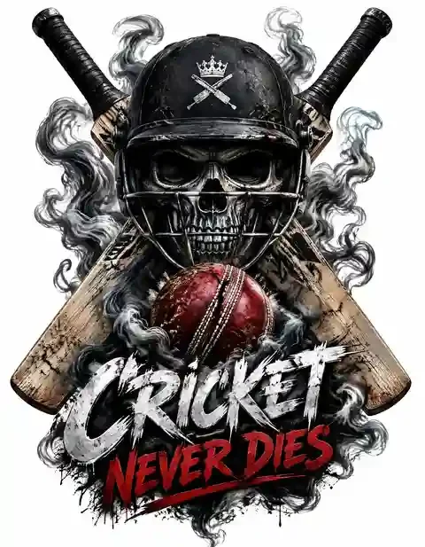 CRICKET-005 cricket T-shirt design