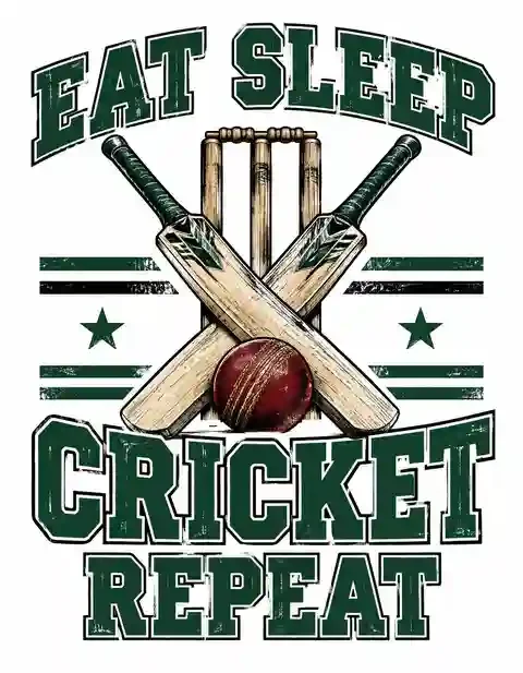 CRICKET-020 cricket T-shirt design