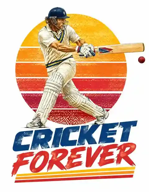 CRICKET-025 cricket T-shirt design