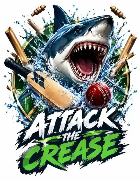 CRICKET-042 cricket T-shirt design