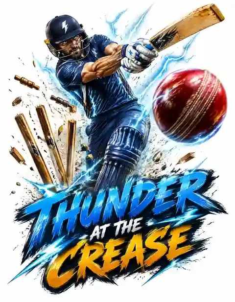 CRICKET-045 cricket T-shirt design