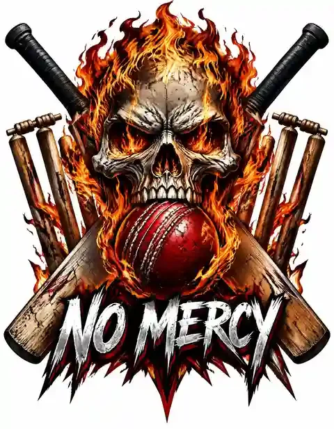 CRICKET-047 cricket T-shirt design